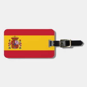 Etiqueta De Bagagem Tag da bagagem da bandeira da espanha