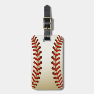 Etiqueta De Bagagem Tag da bagagem da bola do basebol