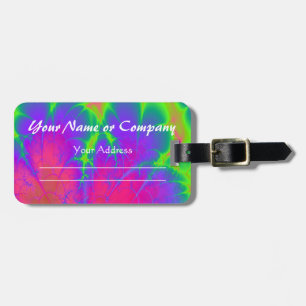 Etiqueta De Bagagem Tag da bagagem da tintura do laço