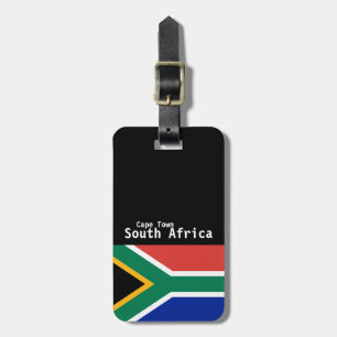 Etiqueta De Bagagem Tag da bagagem de Cape Town, África do Sul