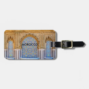 Etiqueta De Bagagem Tag da bagagem de Marrocos