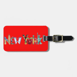 Etiqueta De Bagagem Tag da bagagem de New York