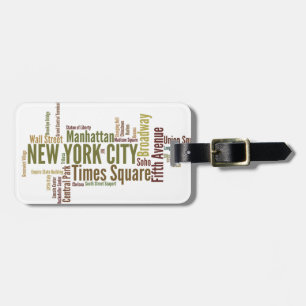 Etiqueta De Bagagem Tag da bagagem de New York