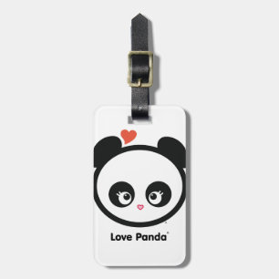 Etiqueta De Bagagem Tag da bagagem de Panda® do amor