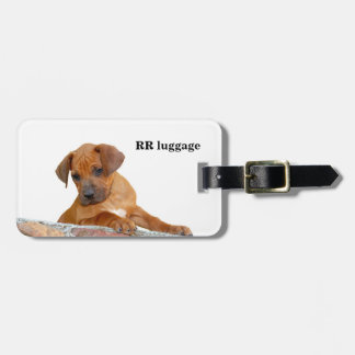 Etiqueta De Bagagem Tag da bagagem de Rhodesian Ridgeback