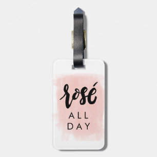 Etiqueta De Bagagem Tag da bagagem de Rosé