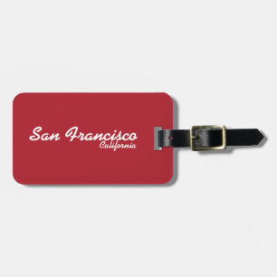 Etiqueta De Bagagem Tag da bagagem de San Francisco, Califórnia