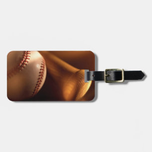 Etiqueta De Bagagem Tag da bagagem do basebol
