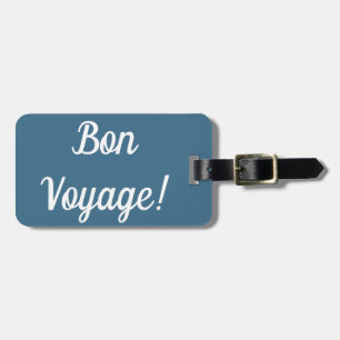 Etiqueta De Bagagem Tag da bagagem do bon voyage