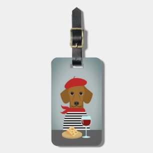 Etiqueta De Bagagem Tag da bagagem do Dachshund