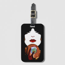 Tag da bagagem do Mah Jongg Oracle