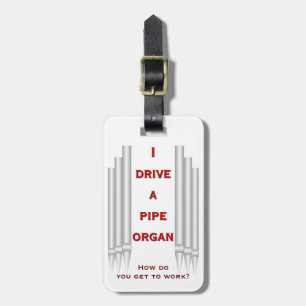 Etiqueta De Bagagem Tag da bagagem do organista