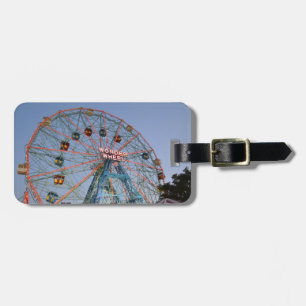 Etiqueta De Bagagem Tag da bagagem: Roda da maravilha em Coney Island