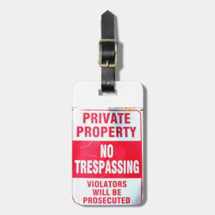 Etiqueta De Bagagem Tag da propriedade privada