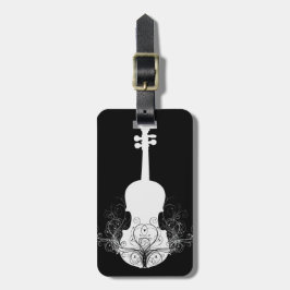 Etiqueta De Bagagem Tag do Presente-Caso do violino