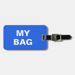 Etiqueta De Bagagem Tag engraçado da bagagem com "meu saco" escrito