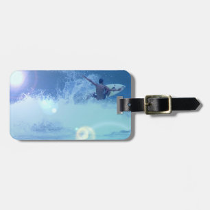 Etiqueta De Bagagem Tag extremo surfando da bagagem