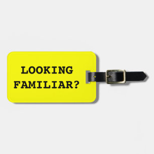 Etiqueta De Bagagem Tag familiar da bagagem para as bolsas e malas de