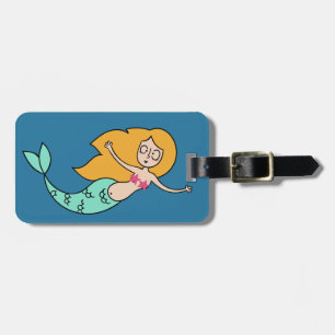 Etiqueta De Bagagem Tag feito sob encomenda da bagagem da sereia do