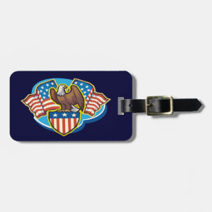 Etiqueta De Bagagem Tag feito sob encomenda da bagagem de Eagle do