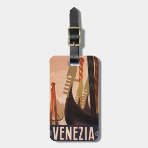 Etiqueta De Bagagem Tag feito sob encomenda da bagagem de Venezia do