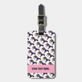 Etiqueta De Bagagem Tag feito sob encomenda da bagagem do cavalo de