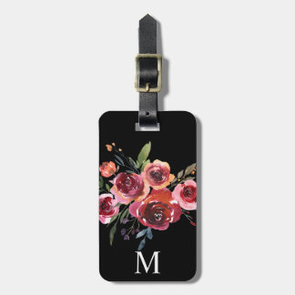 Etiqueta De Bagagem Tag feito sob encomenda floral da bagagem da