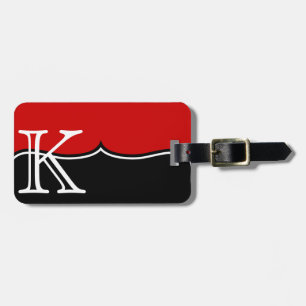 Etiqueta De Bagagem TAG feito sob encomenda VERMELHO personalizado