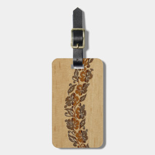 Etiqueta De Bagagem Tag havaianos da bagagem da prancha do hibiscus