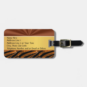 Etiqueta De Bagagem Tag Monogrammed da bagagem para mulheres