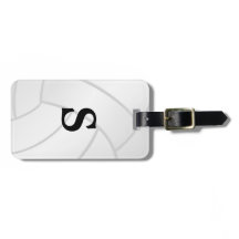 Tag na moda da bagagem do voleibol do monograma