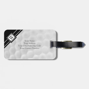 Etiqueta De Bagagem Tag personalizado da bagagem da bola de golfe do