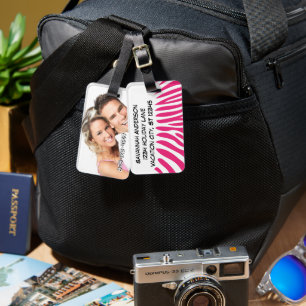 Etiqueta De Bagagem Tag personalizado da bagagem da foto