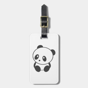 Etiqueta De Bagagem Tag personalizado da bagagem da panda