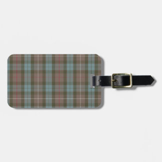 Etiqueta De Bagagem Tag personalizado da bagagem do Tartan
