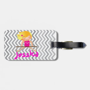 Etiqueta De Bagagem Tag personalizados da bagagem da menina da