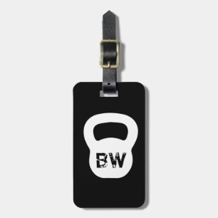 Etiqueta De Bagagem Tag pessoal da bagagem do instrutor de Kettlebell