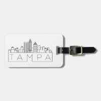 Tag Tampa Stylized City Skyline