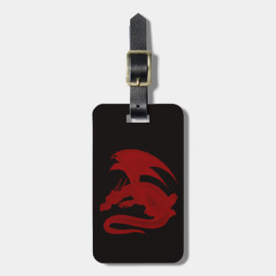 Etiqueta De Bagagem Tag vermelho feito sob encomenda da bagagem de