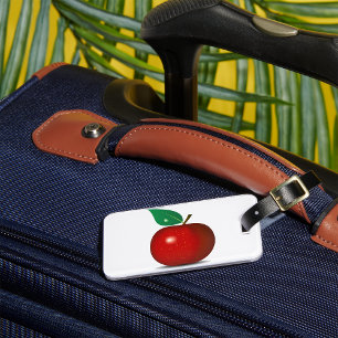Etiqueta De Bagagem Tag vermelhos torrados da bagagem de Apple