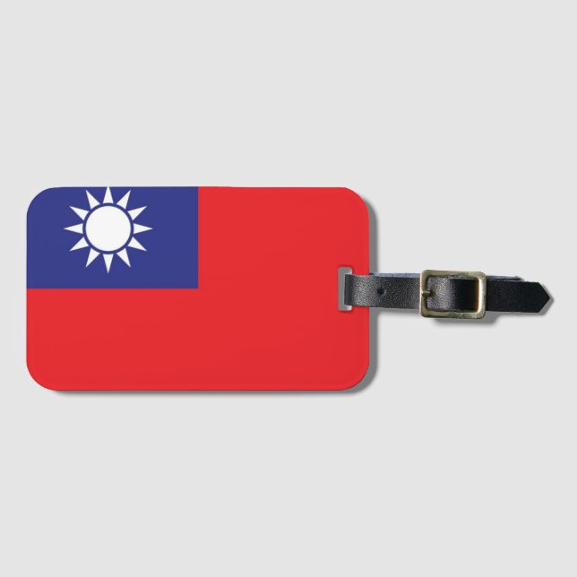 Etiqueta De Bagagem Taiwan (Frente Horizontal)