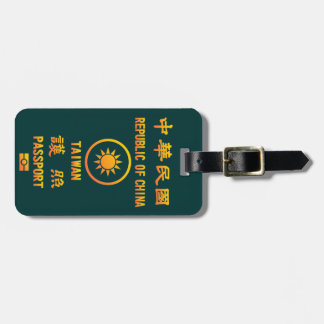 Etiqueta De Bagagem Taiwan Passport