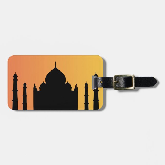 Etiqueta De Bagagem Taj Majal (Frente Horizontal)