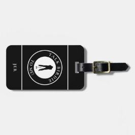 Etiqueta De Bagagem Talk Birdie Funny Men's Personalized Golfer