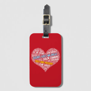 Etiqueta De Bagagem Tango Milongas do Passado e Presente de Buenos Air