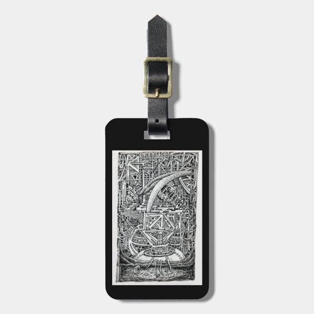 Etiqueta De Bagagem Tanque de Tentáculo de Brian Benson (Frente Vertical)