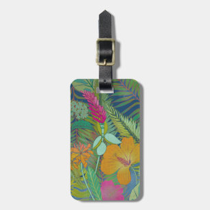 Etiqueta De Bagagem Tapeçaria Tropical II