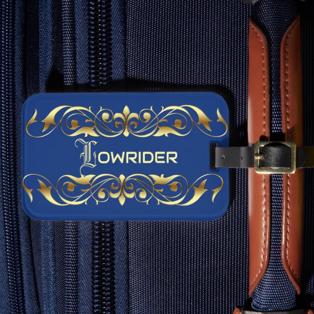 Etiqueta De Bagagem Tapete para o chão de carro LowRider (Frente Insitu 4)