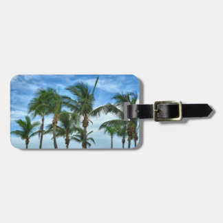 Etiqueta De Bagagem Tarde tropical personalizada