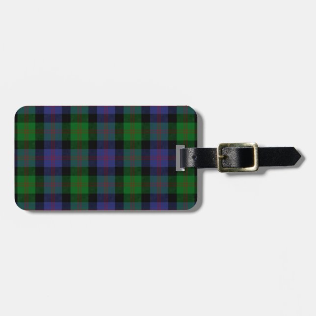 Etiqueta De Bagagem Tartan de Blair (Frente Horizontal)